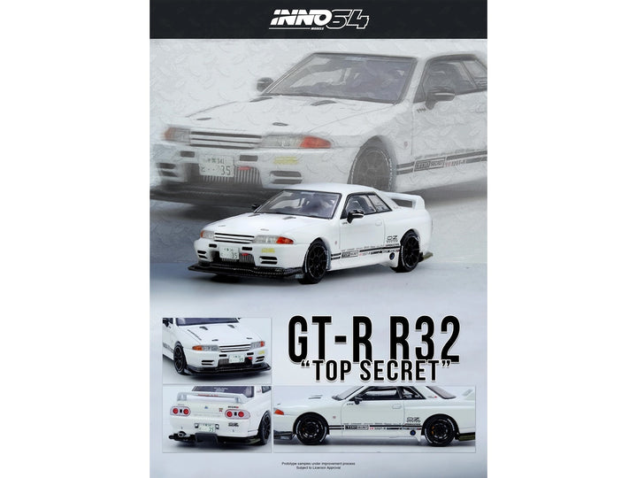 Nissan Skyline Top Secret 1:64 model with collector display case