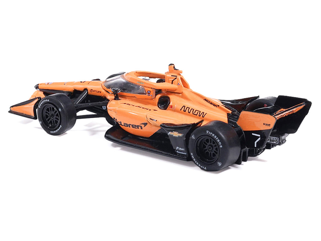 Dallara IndyCar #7 Christian Lundgaard "McLaren" Arrow McLaren IndyCar Team (Road Course Configuration) "NTT IndyCar Series" (2026) 1/64 Diecast Model by IXO Models 3