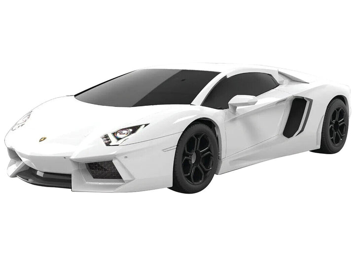 Skill 1 Model Kit Lamborghini Aventador LP 700-4 White Snap Together Model by Airfix Quickbuild-1