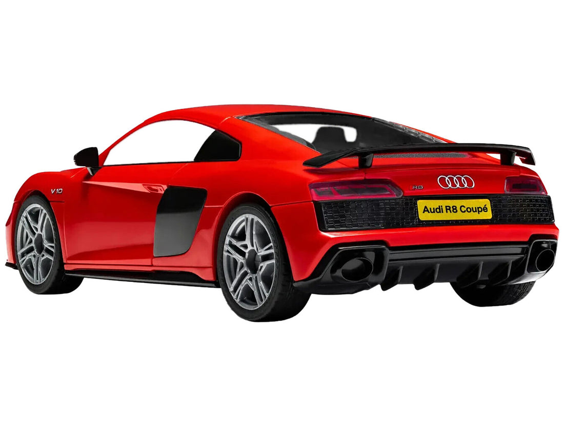 Skill 1 Model Kit Audi R8 Coupe Red Snap Together Model by Airfix Quickbuild-2