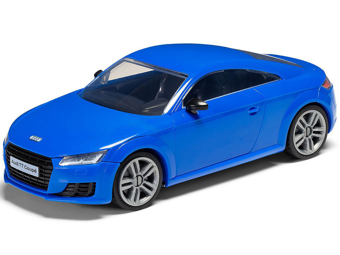 Skill 1 Model Kit Audi TT Coupe Blue Snap Together Snap Together Snap Together Painted Plastic Model Car Kit by Airfix Quickbuild-2