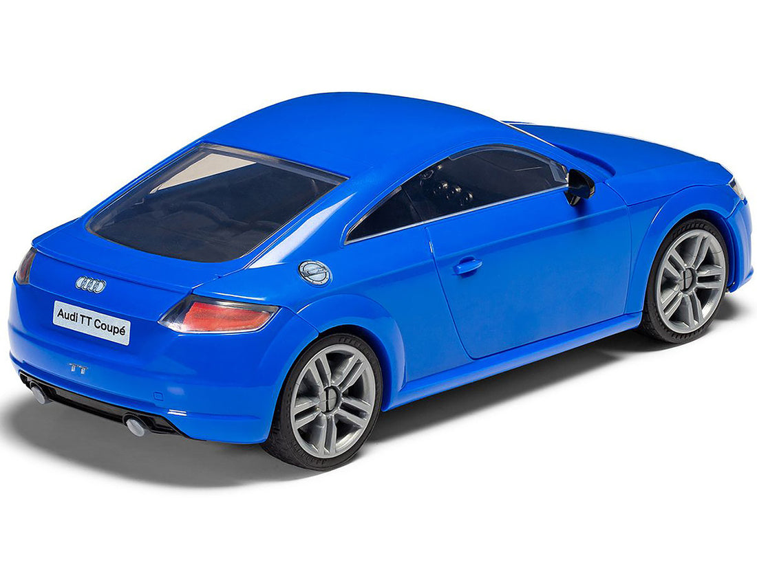 Skill 1 Model Kit Audi TT Coupe Blue Snap Together Snap Together Snap Together Painted Plastic Model Car Kit by Airfix Quickbuild-3