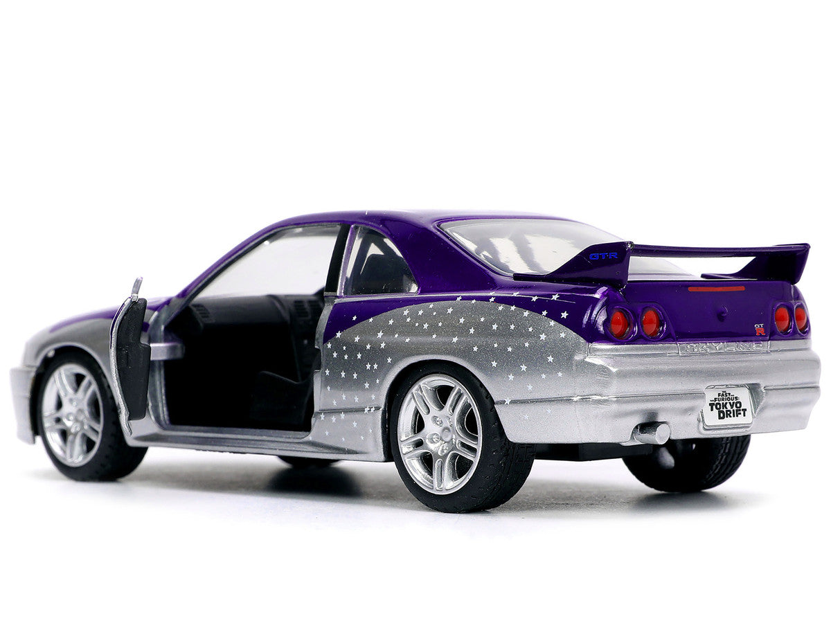 kyosho 1/43 NISSANスカイラインGT-R(BCNR33)1995 1995 NISSAN SKYLINE GT-R BCNR33 PURPLE & SILVER 