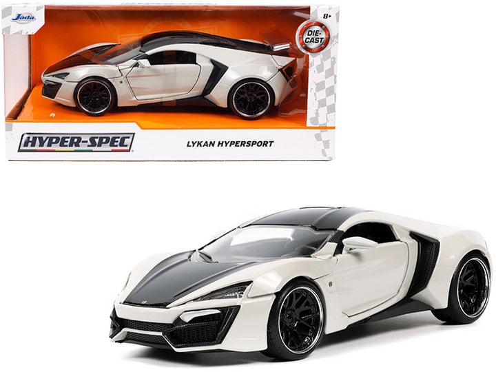 Lykan Hypersport Gray and Black "Hyper-Spec" Series 1/24 Diecast Model Car by Jada-0