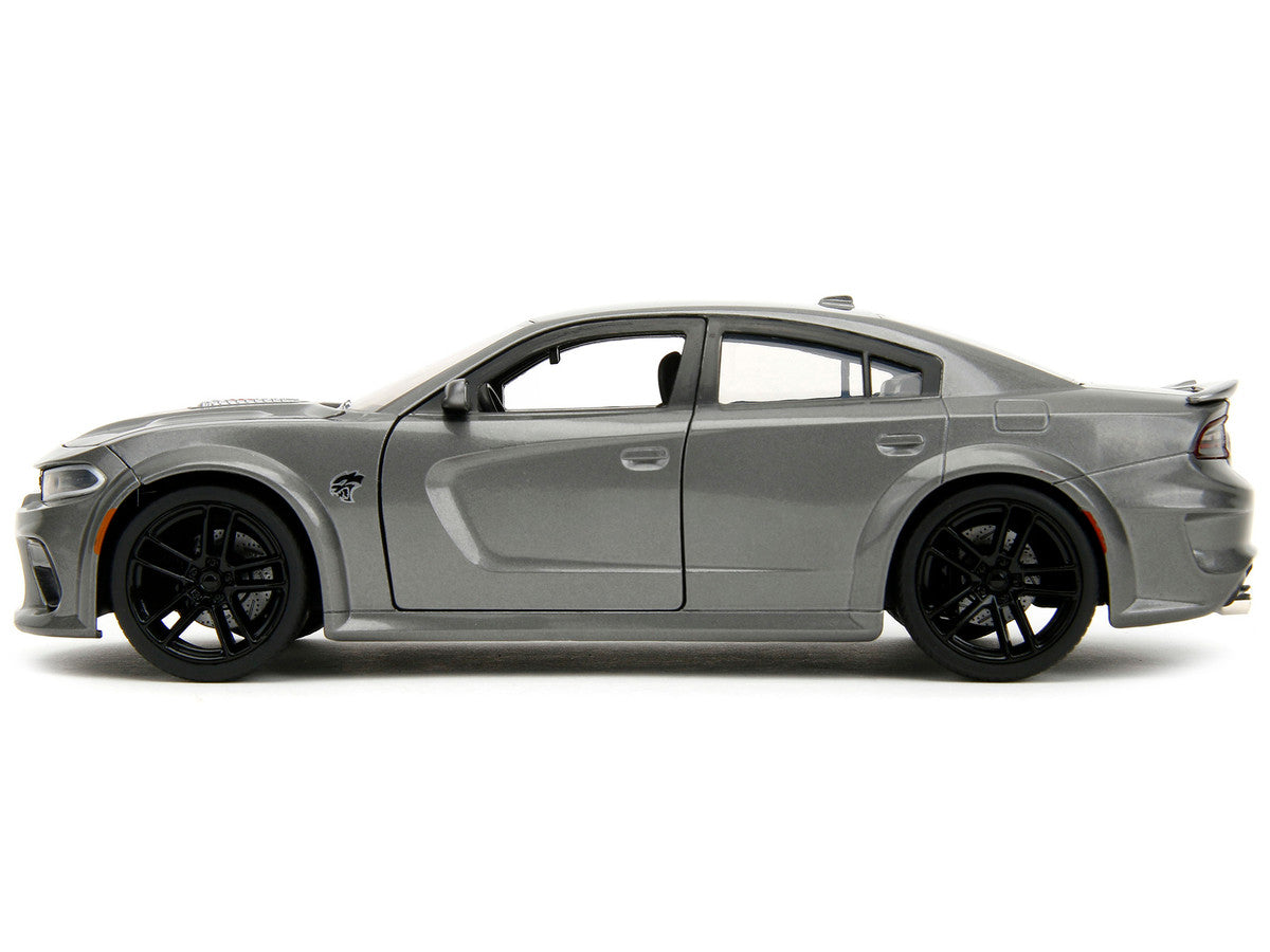 Dodge Charger 2021 SRT Hellcat Gray Metallic "Fast X" (2023) Movie "Fast & Furious" Series 1/24 Diecast Model Car by Jada 4
