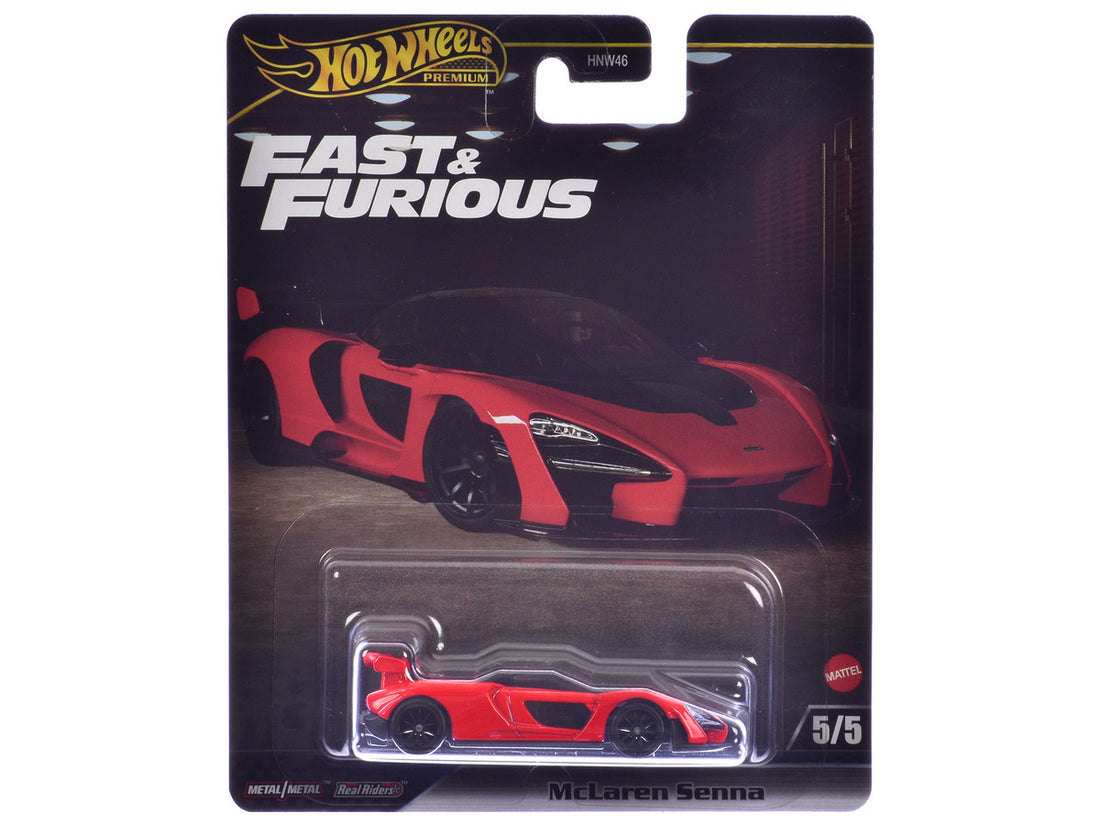 McLaren Senna Red "Fast X" (2023) Movie "Fast & Furious" Series Diecast Model Car by Hot Wheels-1
