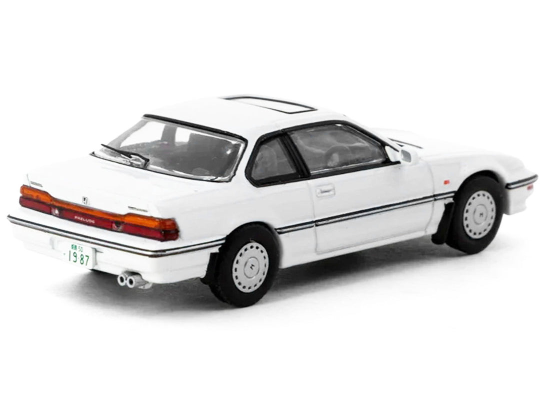 Honda Prelude (BA4) RHD (Right Hand Drive) White "J Collection" Series 1/64 Diecast Model by Tarmac Works-2