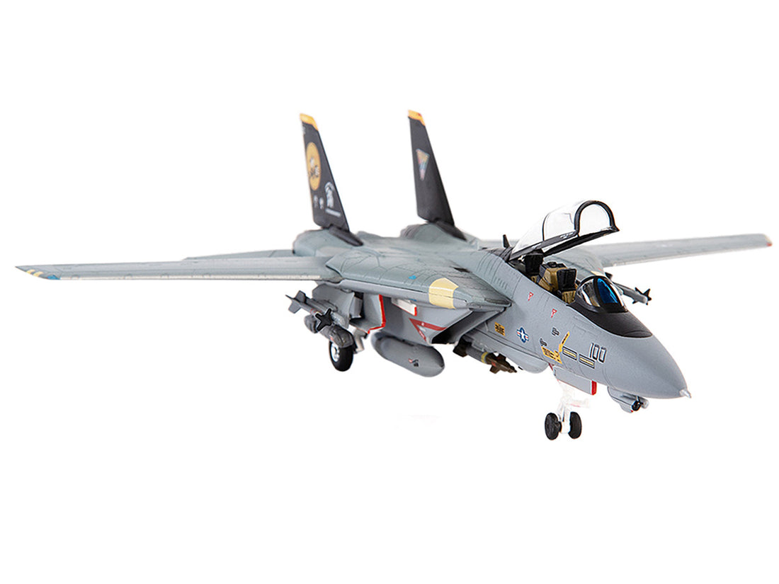 Grumman F-14D Tomcat Fighter Aircraft "VF-31 Tomcatters USS Theodore Roosevelt The Last Flight" (2006) United States Navy 1/144 Diecast Model by JC Wings-3