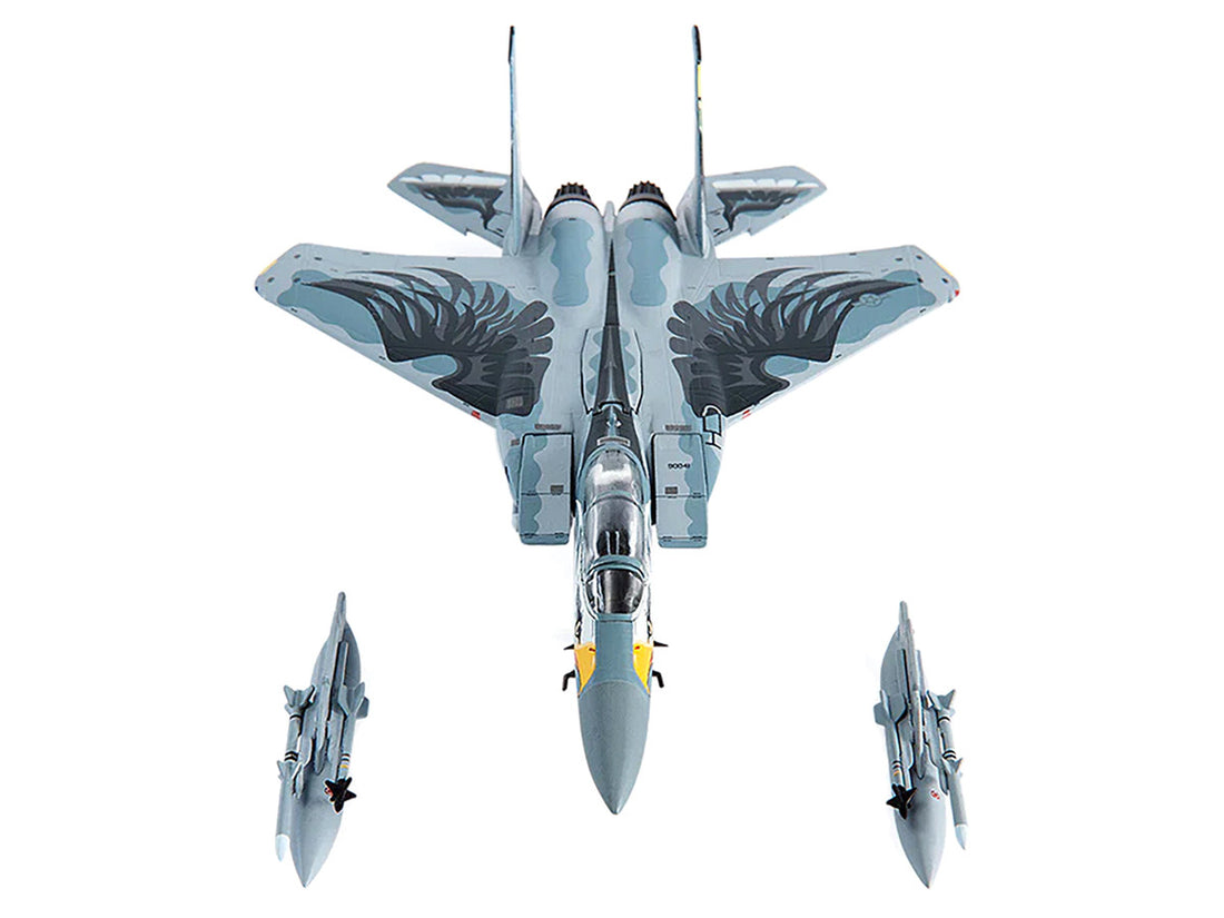 McDonnell Douglas F-15C Eagle Fighter Aircraft US Air Forces "Oregon Air National Guard 173rd Fighter Wing" (2016) Limited Edition to 500 pieces Worldwide 1/144 Diecast Model by JC Wings-4