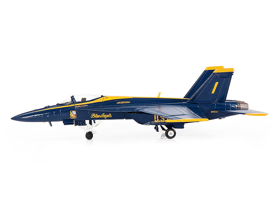 Boeing F/A-18E Super Hornet Fighter Aircraft "Blue Angels #1" (2021) United States Navy 1/144 Diecast Model by JC Wings-2