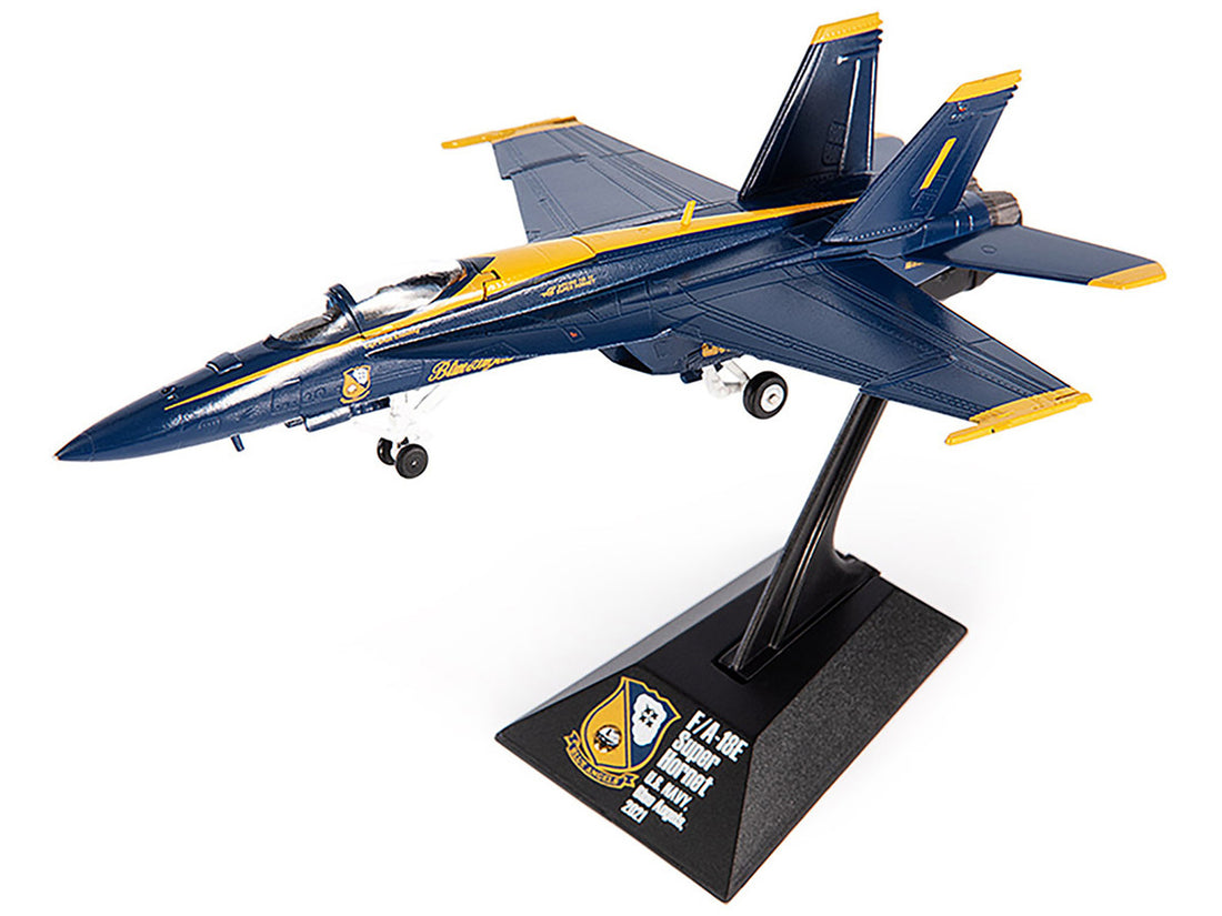 Boeing F/A-18E Super Hornet Fighter Aircraft "Blue Angels #1" (2021) United States Navy 1/144 Diecast Model by JC Wings-1