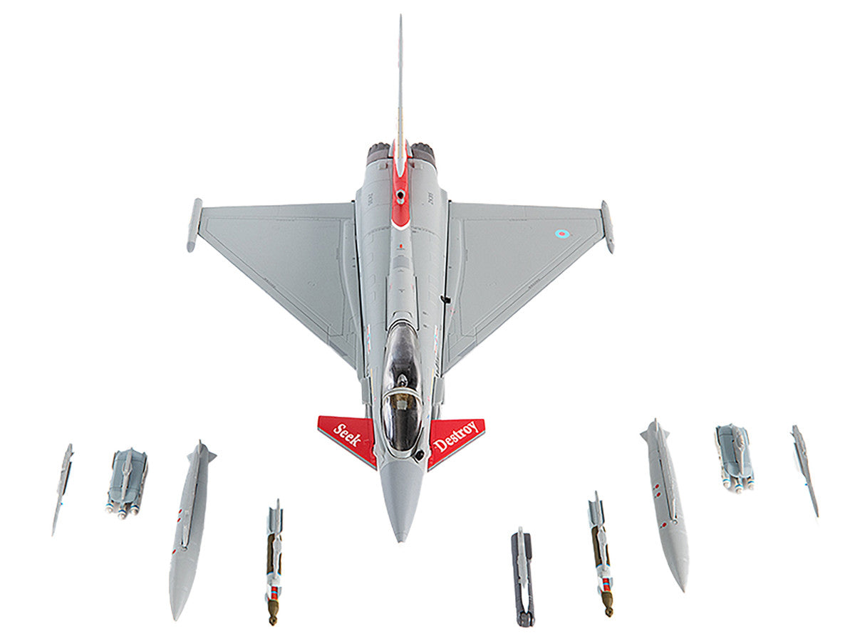 Eurofighter Typhoon FGR4 EF-2000 Aircraft "No.41(R) Squadron 100th Anniversary" (2016) British Royal Air Force 1/72 Diecast Model by JC Wings-0