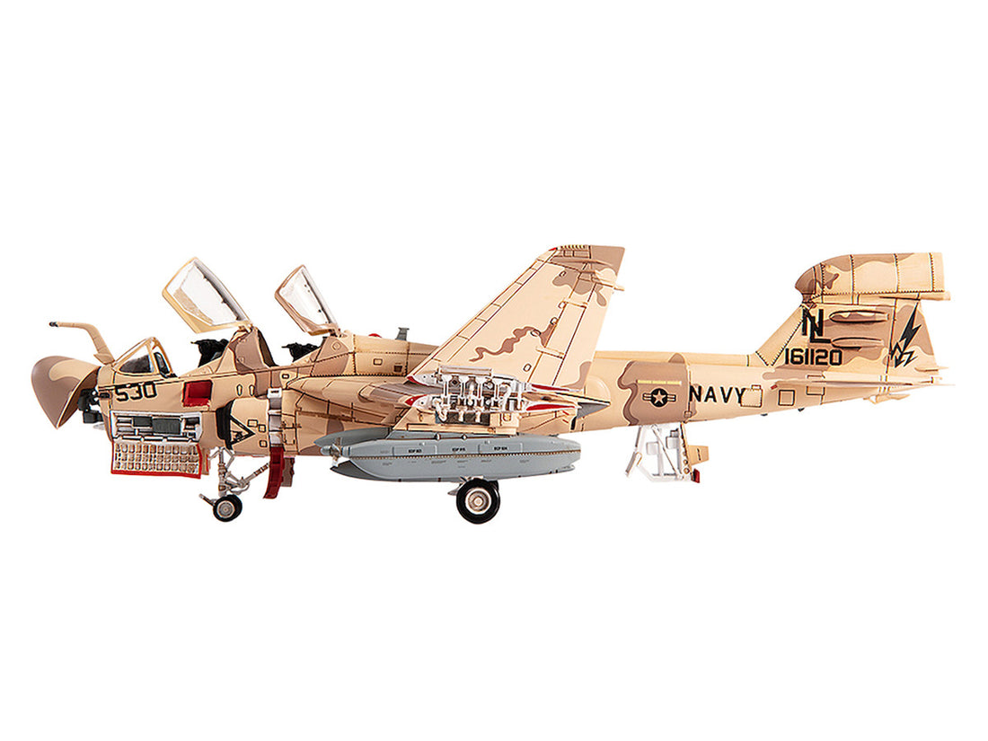 Grumman EA-6B Prowler Attack Aircraft "VAQ-133 Wizards Afghanistan" (2007) United States Navy 1/72 Diecast Model by JC Wings-1