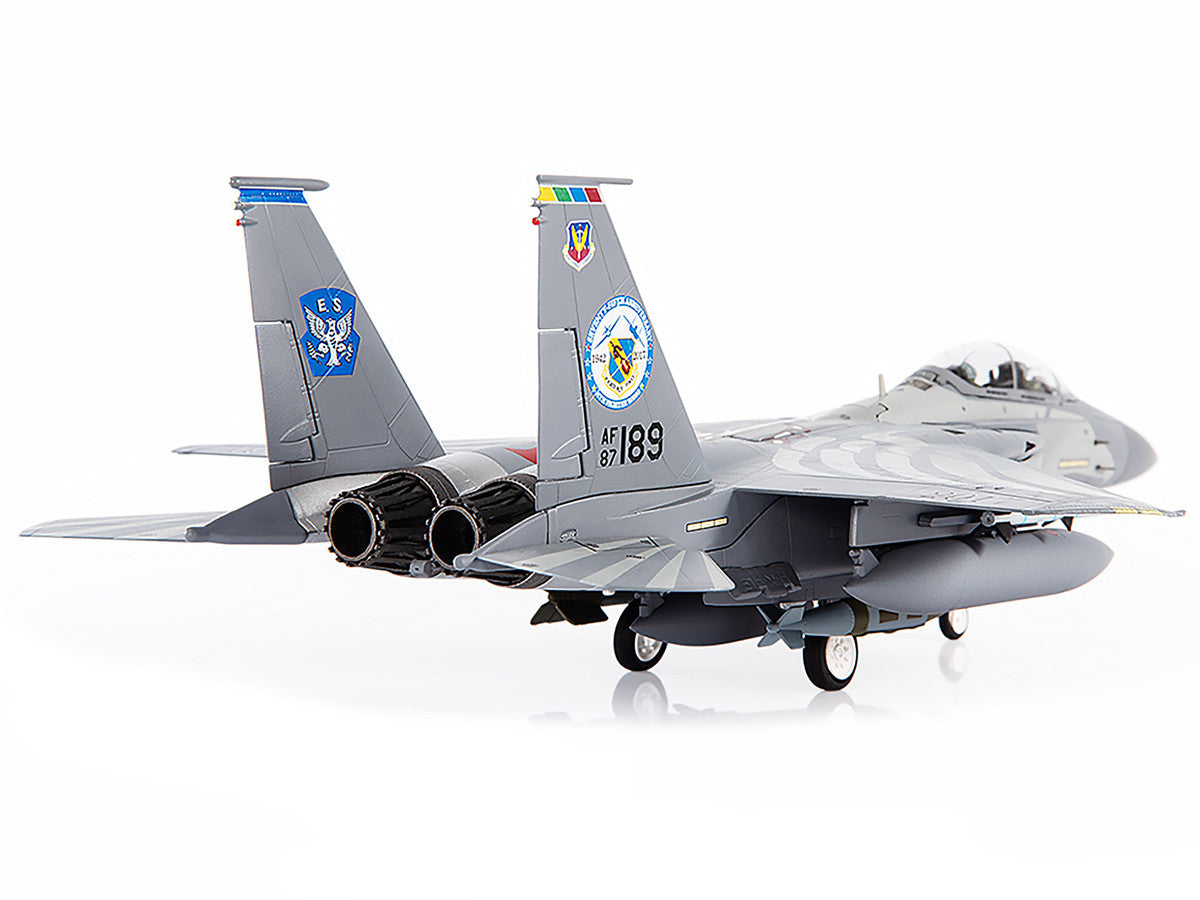 F-15E U.S. Air Force Strike Eagle Fighter Aircraft "4th Fighter Wing 2017 75th Anniversary" with Display Stand Limited Edition to 700 pieces Worldwide 1/72 Diecast Model by JC Wings-2