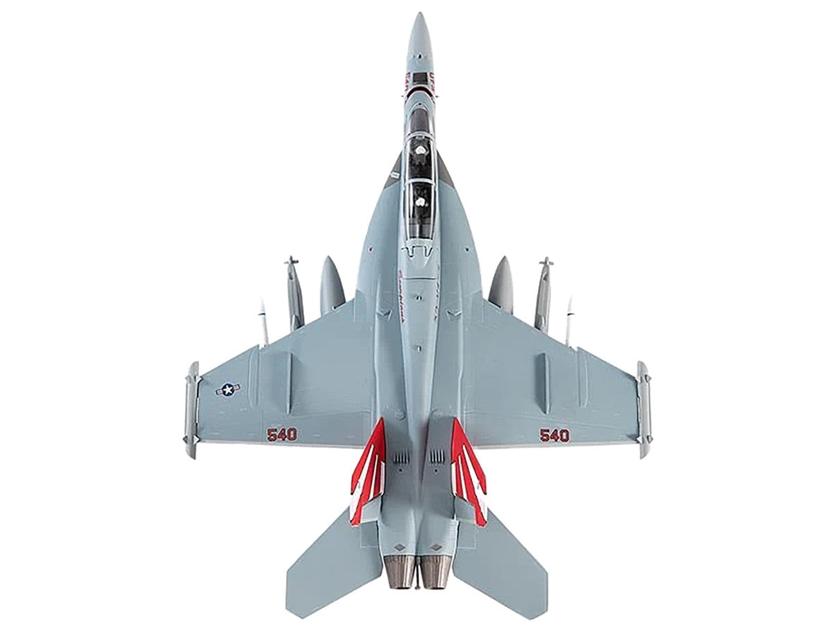 Boeing EA-18G Growler Aircraft "VAQ-132 Scorpions" United States Navy 1/72 Diecast Model by JC Wings-3