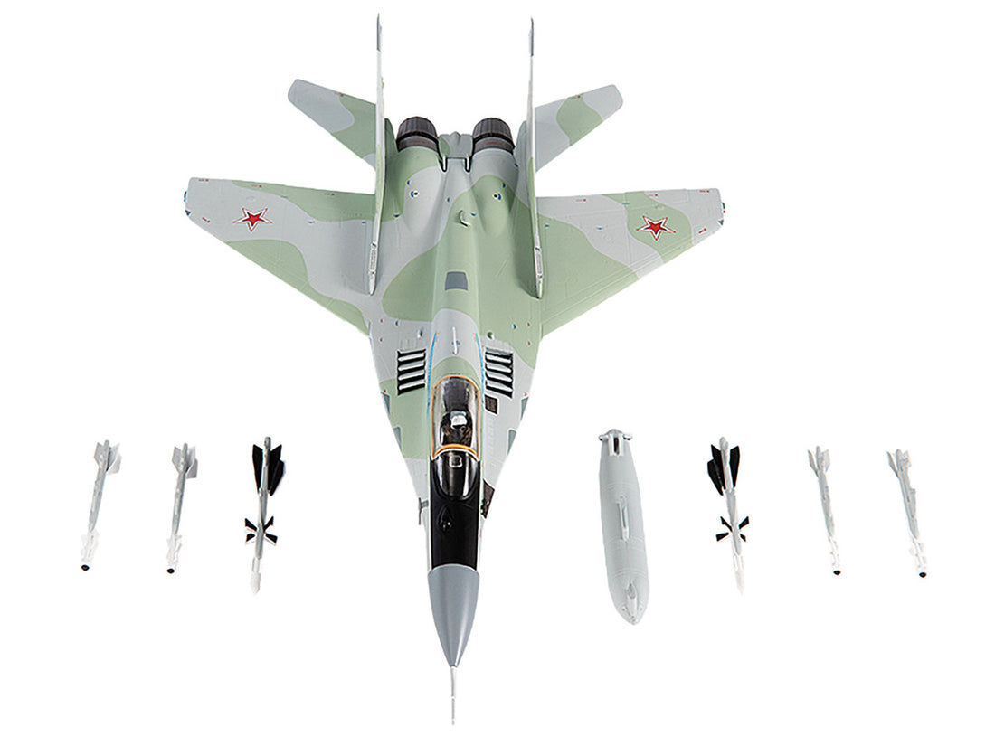 Mikoyan MiG-29S Fulcrum-C Fighter Aircraft "Hero of Russia General Sulambek Oskanov Lipetsk AB Russia" (2018) Russian Air Force 1/72 Diecast Model by JC Wings-3