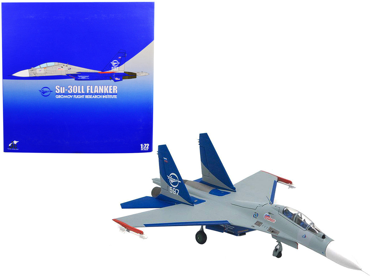 Sukhoi Su-30LL Flanker-C Fighter Aircraft "Gromov Flight Research Institute Ramenskoye AB Russia" (1997) 1/72 Diecast Model by JC Wings-0