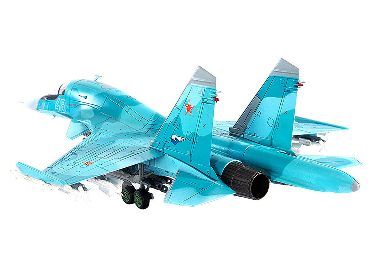 Sukhoi SU-34 Fullback Fighter Aircraft "Russian Air Force Ramenskoye" (2011) 1/72 Diecast Model by JC Wings-3