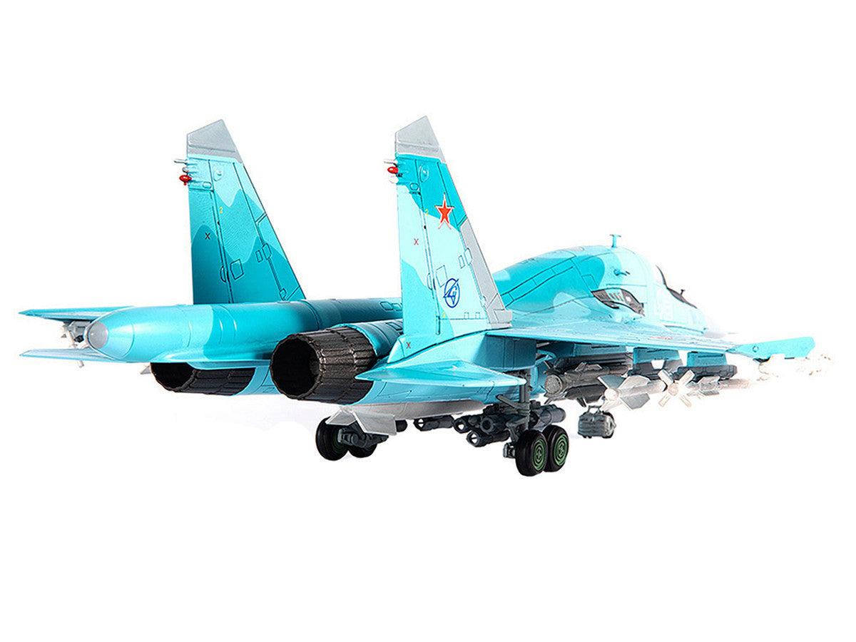 Sukhoi SU-34 Fullback Fighter Aircraft "Russian Air Force Ramenskoye" (2011) 1/72 Diecast Model by JC Wings-2