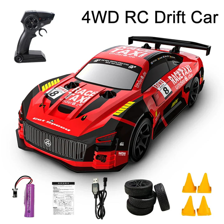 JJRC Q165 1:18 Scale 4WD Drift Racing RC Car with Extra Tires
