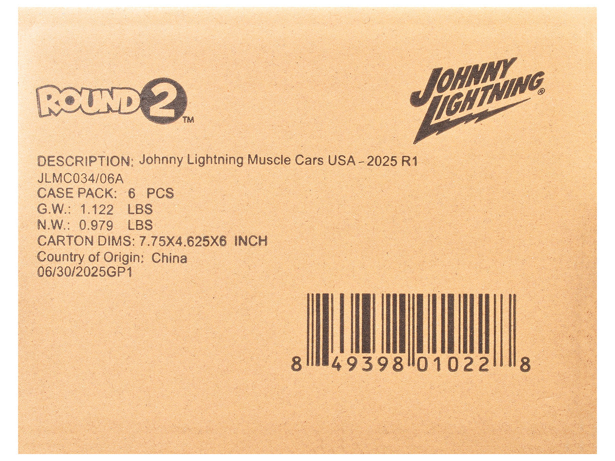 "Muscle Cars USA" 2025 Release 1 Set A of 6 pieces 1/64 Diecast Model Cars by Johnny Lightning-1