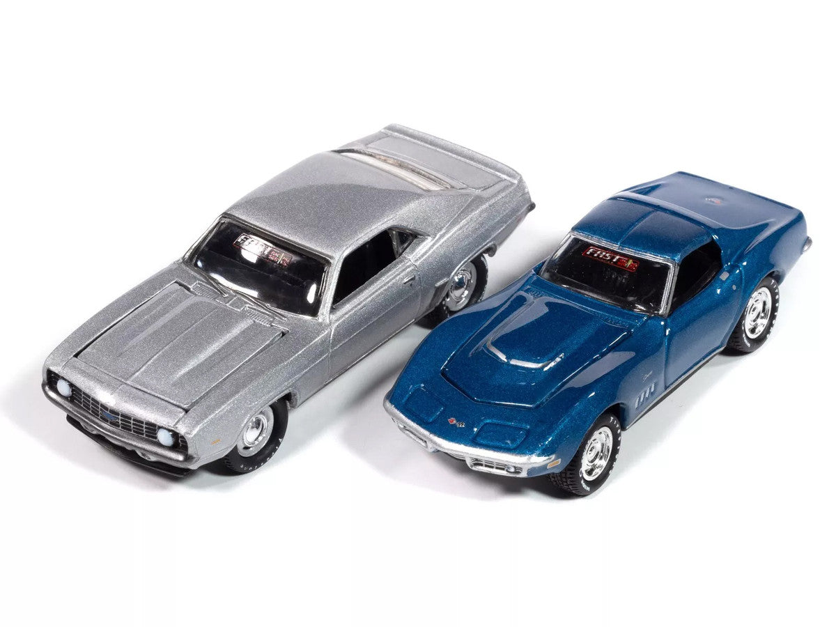 Johnny Lightning "2-Packs" 2024 Release 1 Set B of 6 pieces 1/64 Diecast Model Cars by Johnny Lightning-2