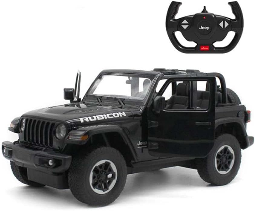 Jeep Wrangler Rubicon (Black) 1:14 Scale Remote Control Car by Rastar