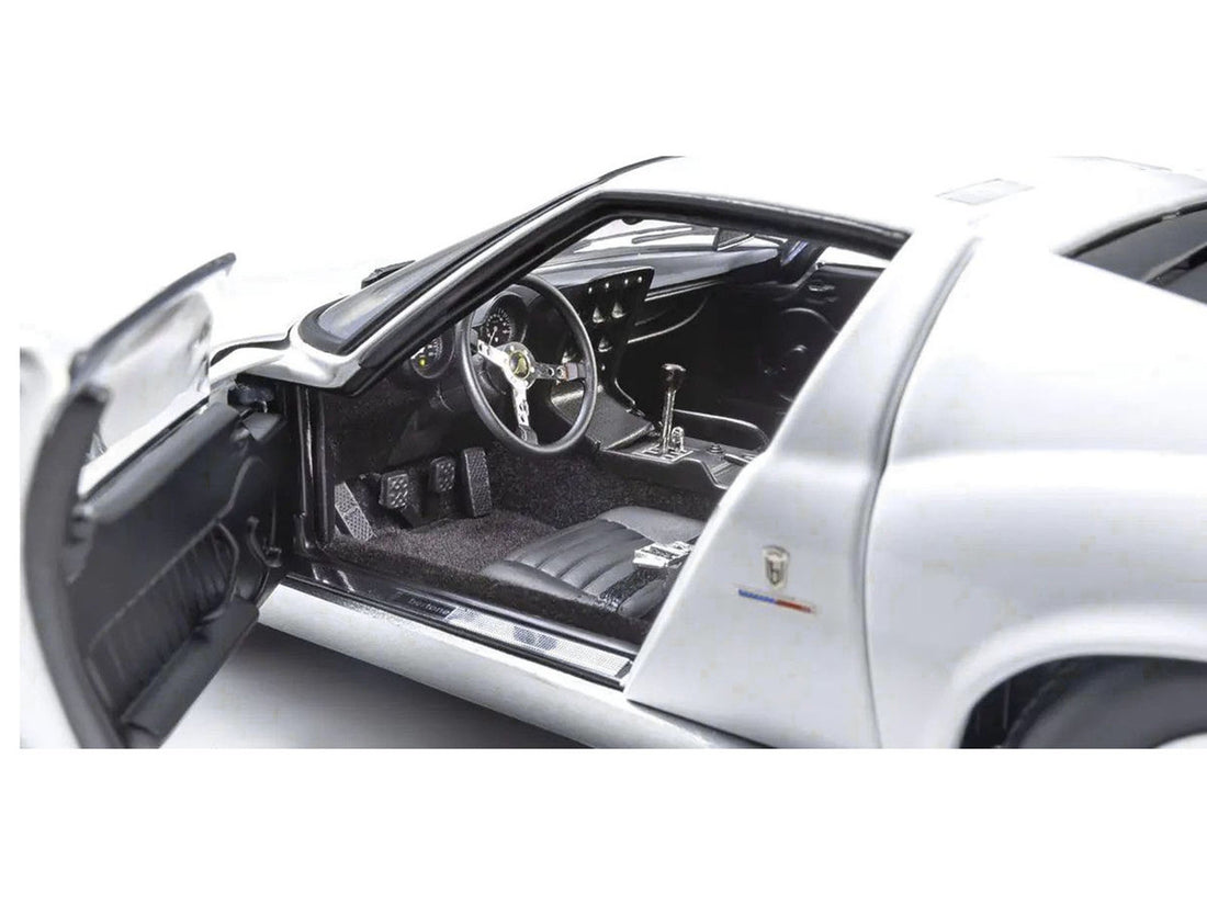 Lamborghini Miura P 400 White 1/18 Diecast Model Car by Kyosho 4
