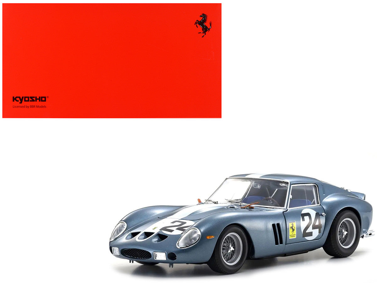 Ferrari 250 GTO #24 Phil Hill - Olivier Gendebien 2nd Place "Sebring 12 Hours" (1962) 1/18 Diecast Model Car by Kyosho-4