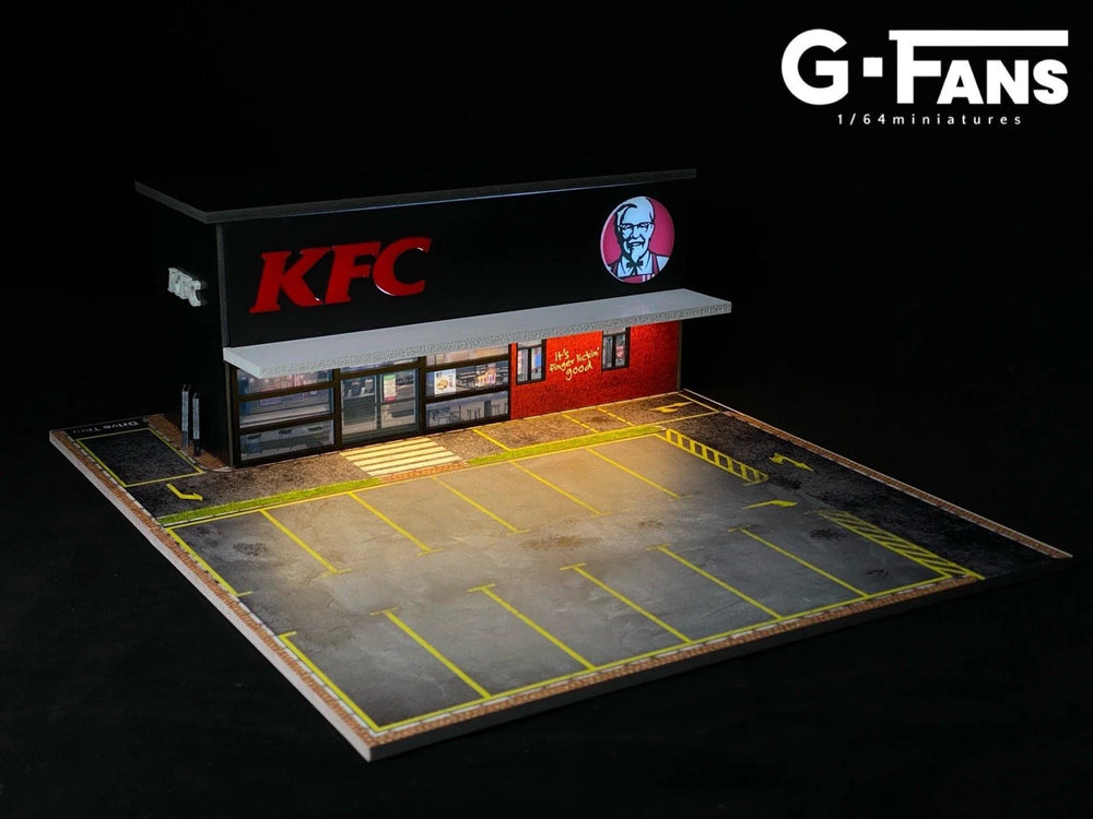 KFC Store 1:64 Scale Diorama Model by G-Fans 710014