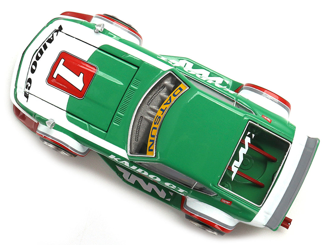 Datsun Fairlady Z Kaido GT V2 RHD (Right Hand Drive) #1 Green with Stripes (Designed by Jun Imai) "Kaido House" Special 1/64 Diecast Model Car by Mini GT-3