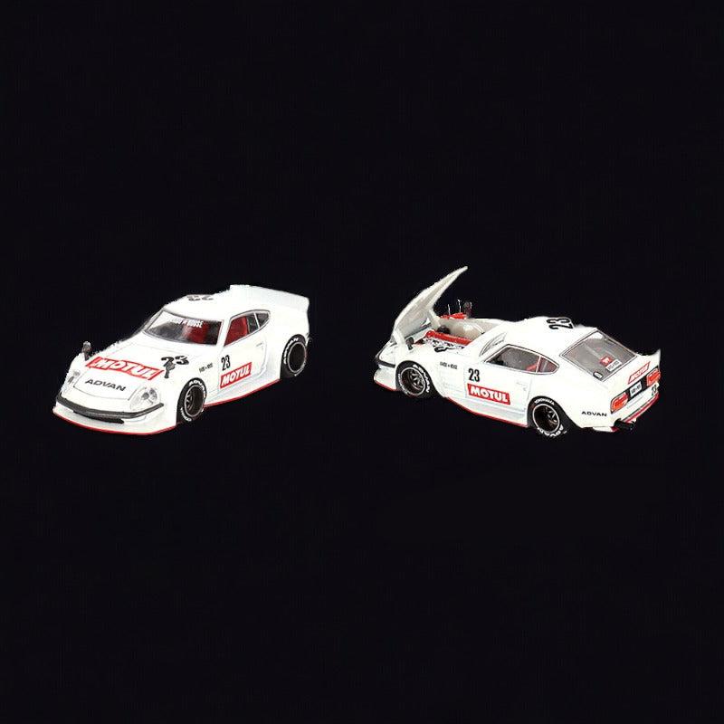 Nissan Fairlady 240z Motul in White 1:64 by Mini GT x Kaido House KHMG064