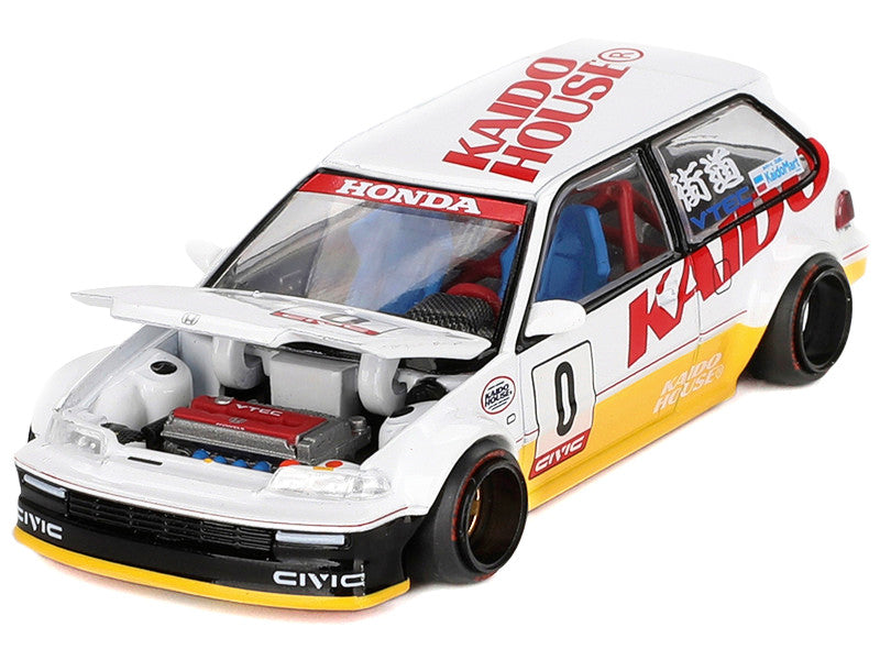 Honda Civic (EF) Kanjo V1 #0 Silver Metallic and Yellow