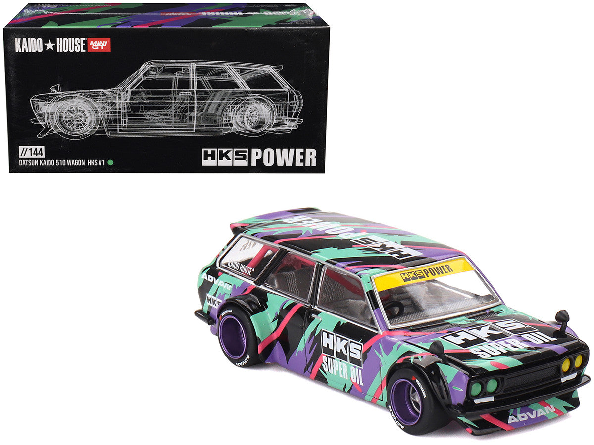 ミニカー KAIDO HOUSE DATSUN 510 V3 Black Limited Datsun 510 Wagon RHD (Right Hand Drive) 