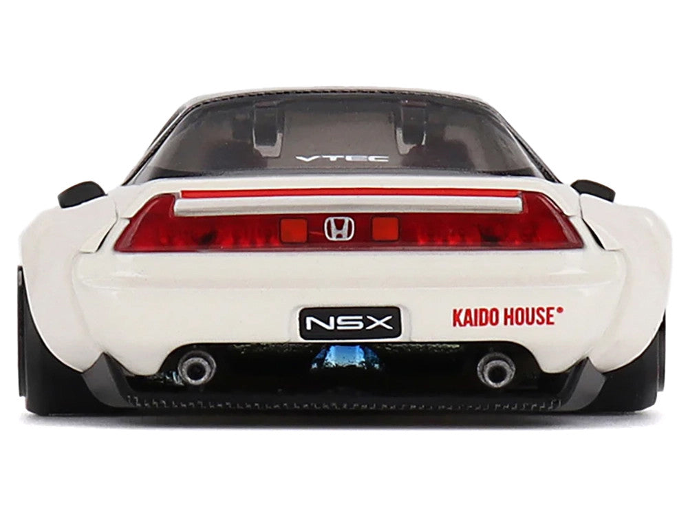 Honda NSX "Kaido Works V2" White with Black Top (Designed by Jun Imai) "Kaido House" Special 1/64 Diecast Model Car by Mini GT-1