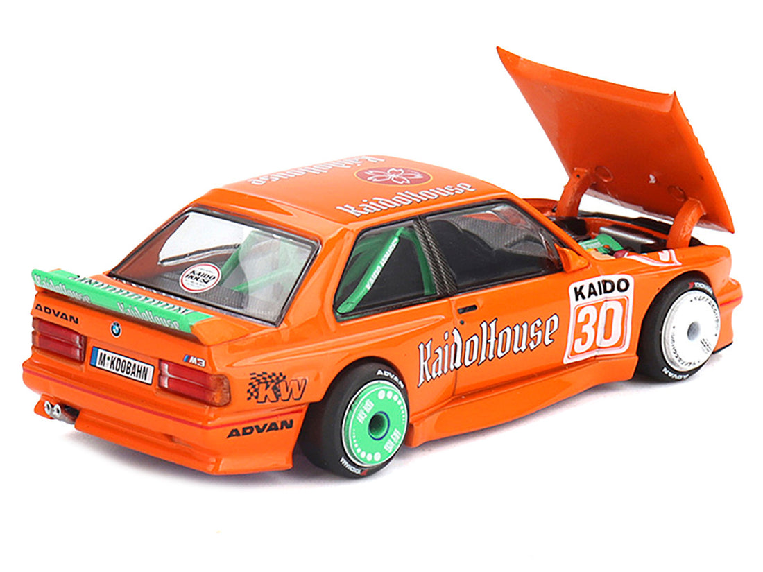 BMW M3 "KaidoHaus V1" #30 Orange (Designed by Jun Imai) "Kaido House" Special 1/64 Diecast Model Car by Mini GT 4
