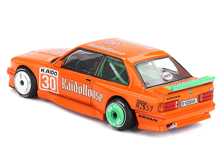 BMW M3 "KaidoHaus V1" #30 Orange (Designed by Jun Imai) "Kaido House" Special 1/64 Diecast Model Car by Mini GT 2