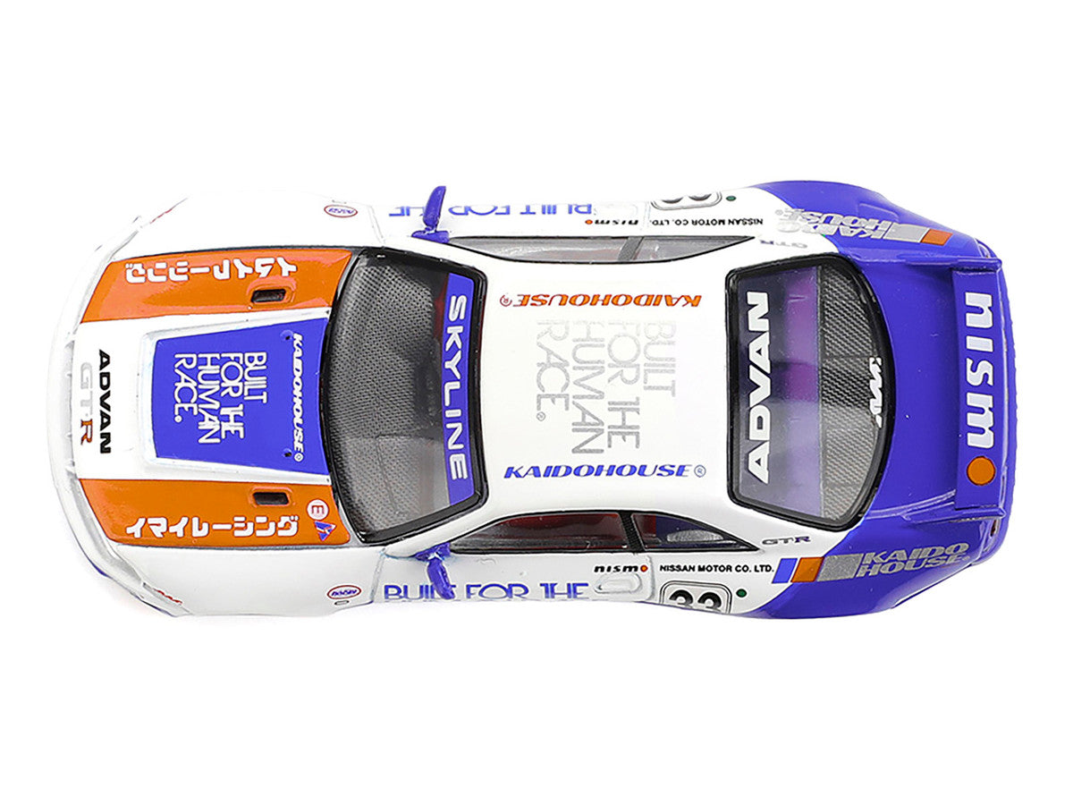 Nissan Skyline R33 Kaido House #33 1:64 diecast top view