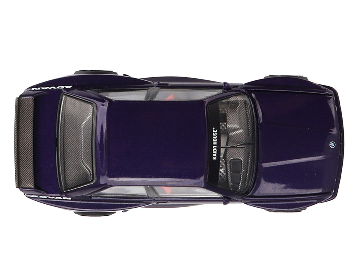 BMW M3 "Kaido GT V2" Purple Metallic (Designed by Jun Imai) "Kaido House" Special 1/64 Diecast Model Car by Mini GT-2