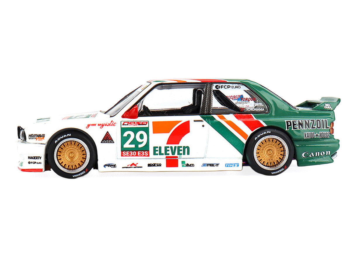BMW M3 Kaido Works Larry Chen V1 #29 7-Eleven 1:64 diecast by Mini GT