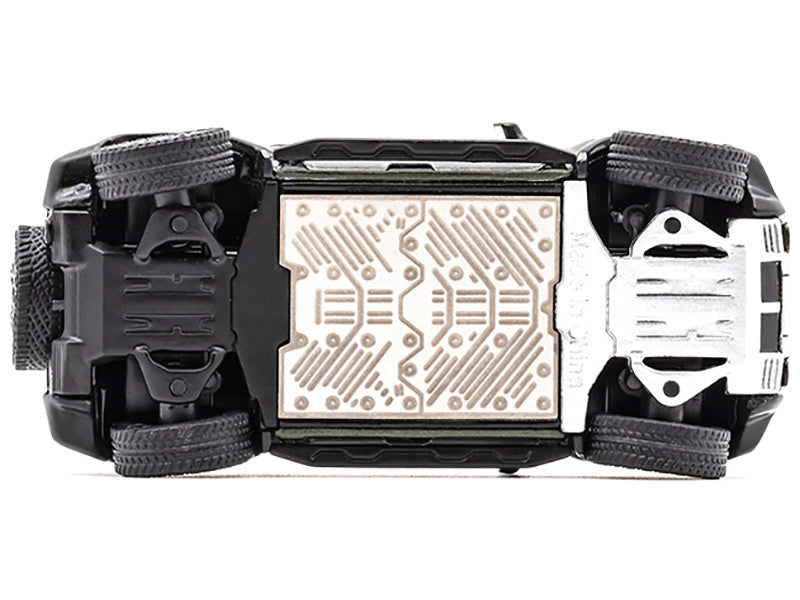 2022 GMC Hummer EV Pickup Truck Gray 1/64 Diecast Model Car by GCD-2