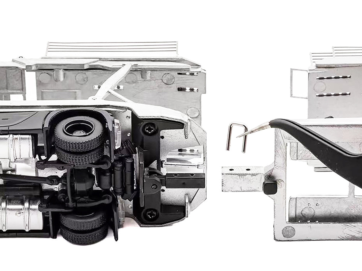 Mercedes-Benz Actros Auto Transporter Yellow 1/64 Diecast Model by GCD-2