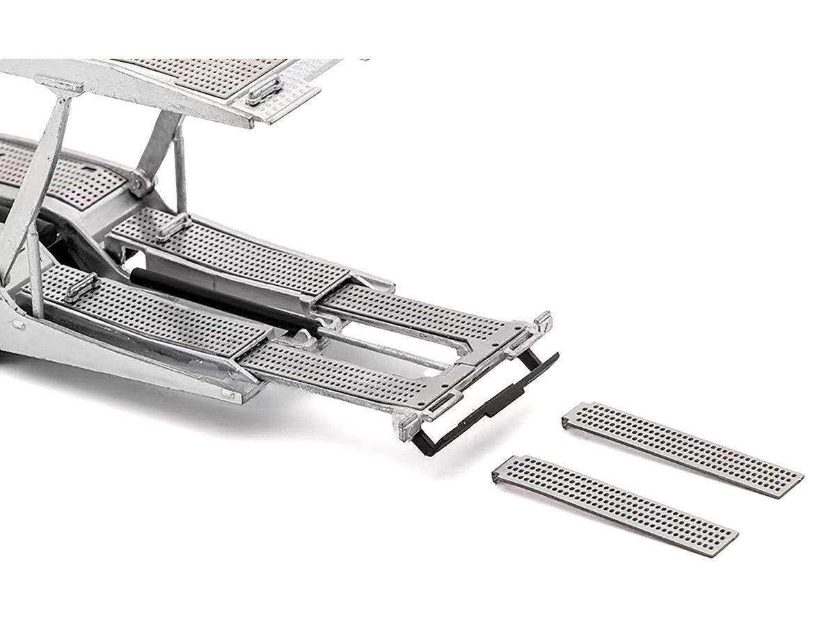 Mercedes-Benz Actros Auto Transporter Black 1/64 Diecast Model by GCD-1