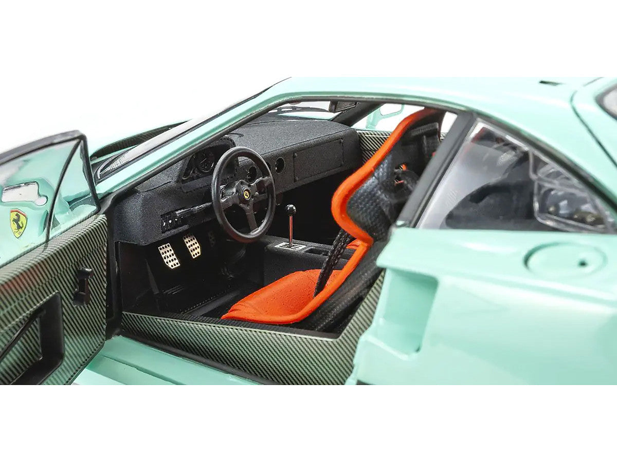Ferrari F40 Mint Green 1/18 Diecast Model Car by Kyosho-3