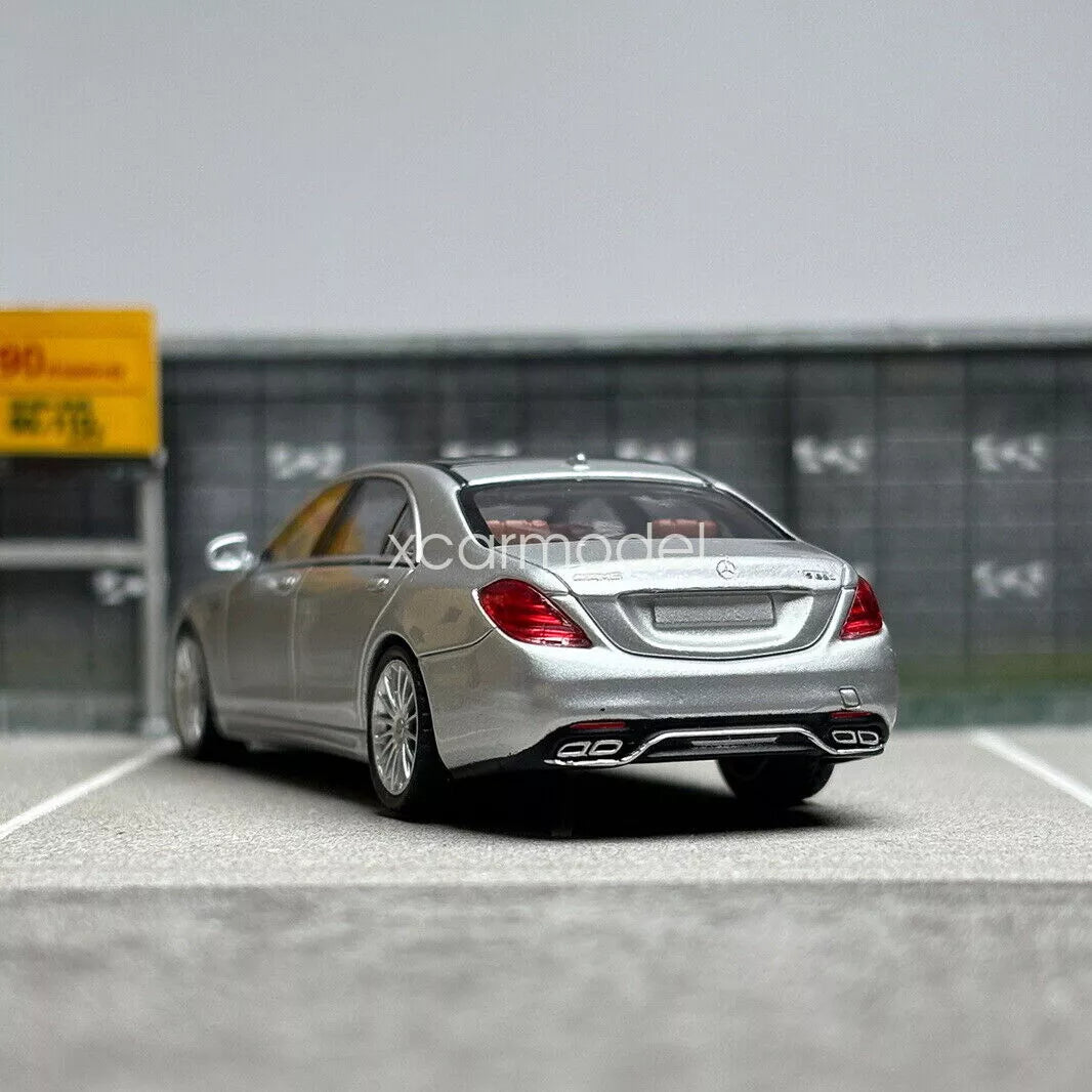 Mercedes-Benz S65 W222 Silver 1:64 Scale Diecast by King Model 4