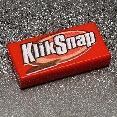 Klik Snap - B3 Customs® Printed 1x2 Lego Tile