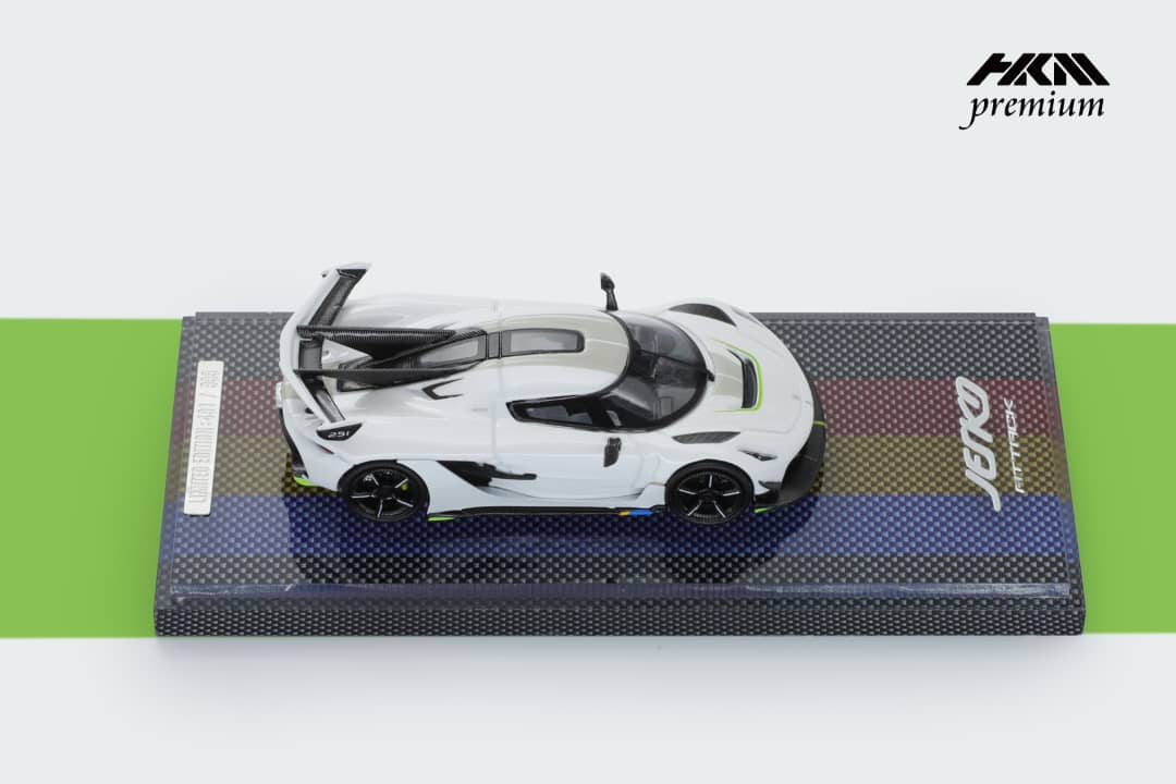 Koenigsegg Jesko Absout 1:64 Scale Diecast Model by HKM Premium Top View