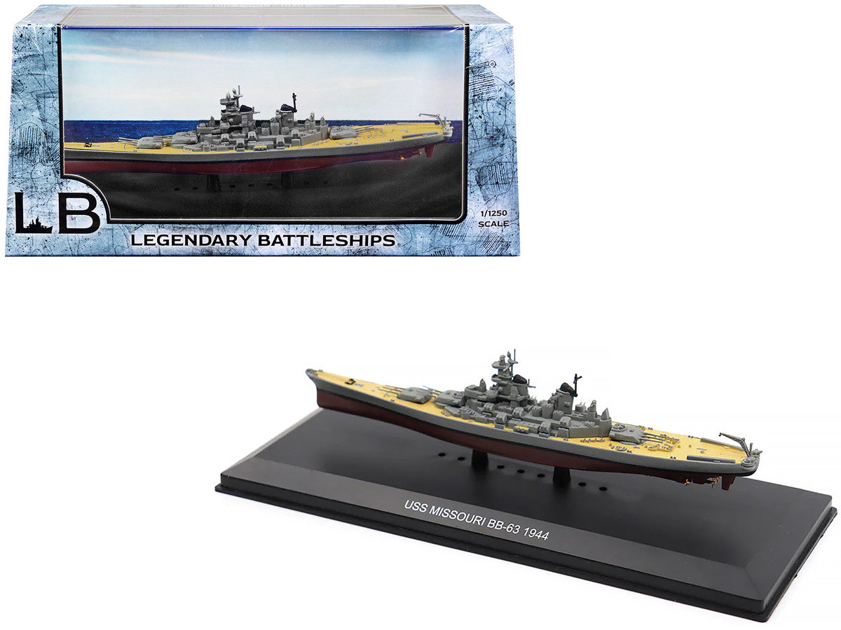 USS Missouri BB-63 Battleship (1944) 1/1250 Diecast Model by Legendary Battleships-0