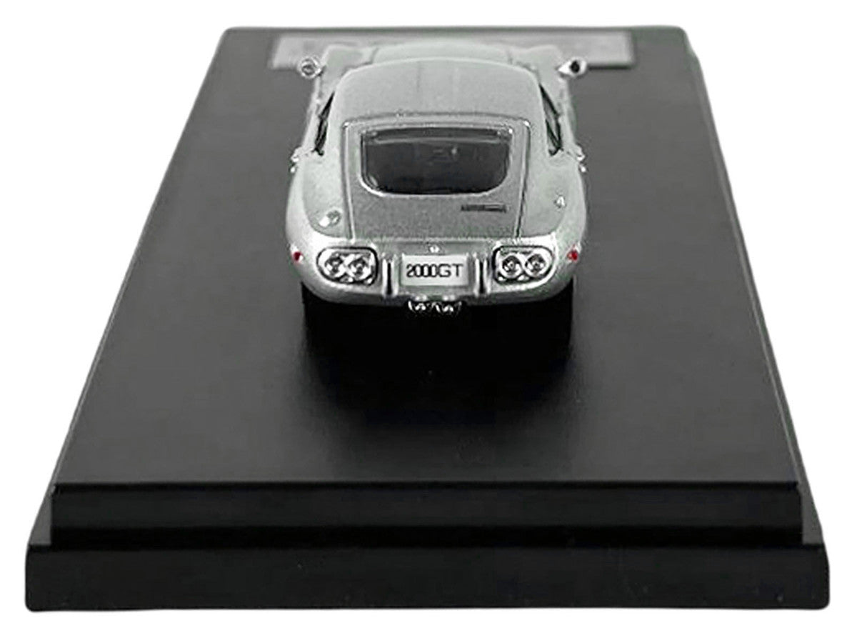 Toyota 2000GT RHD (Right Hand Drive) Silver Metallic 1/64 Diecast Model Car by LCD Models-3