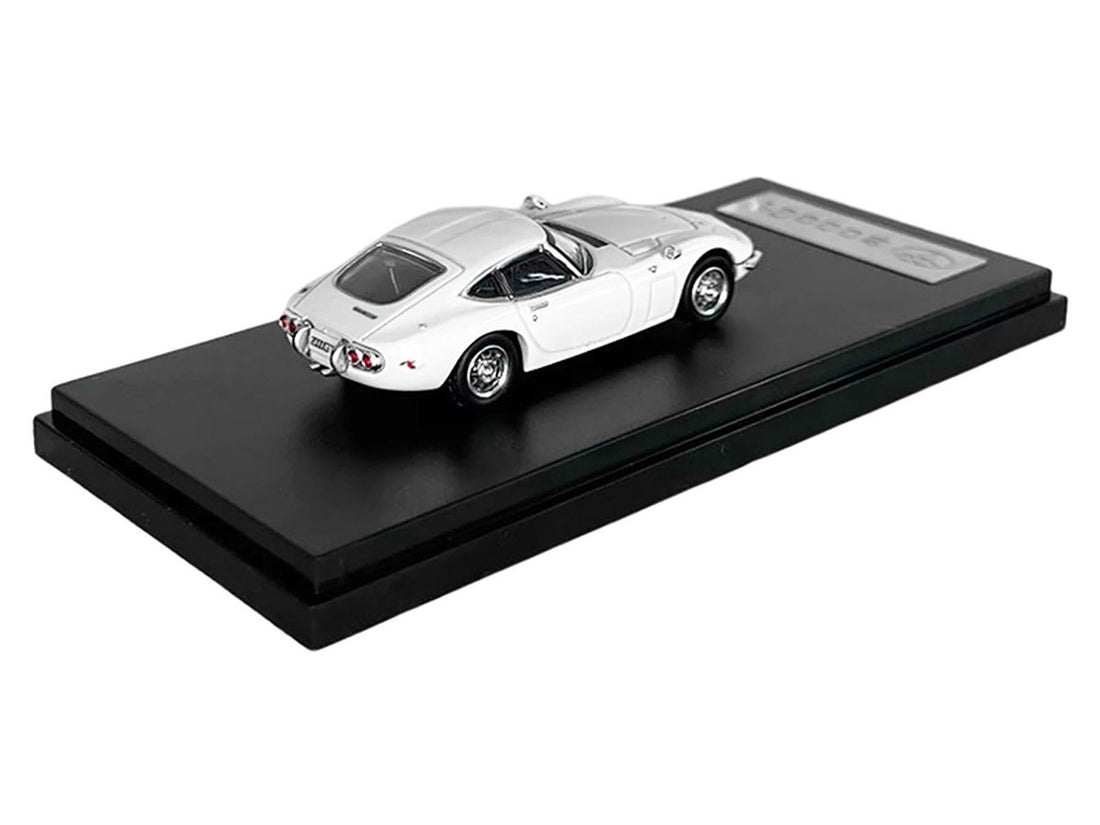 Toyota 2000GT White 1/64 Diecast Model Car by LCD Models-2